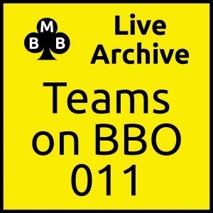 Live Archive Teams On Bbo 11